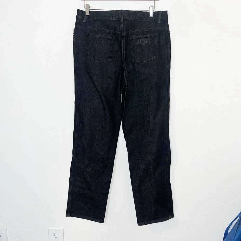 Agnes b. Paris black Straight-Leg relaxed dark wash Jeans